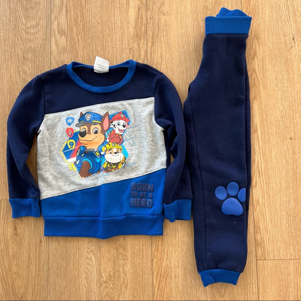 Paw Patrol Chase Blue Sweat Set 4T